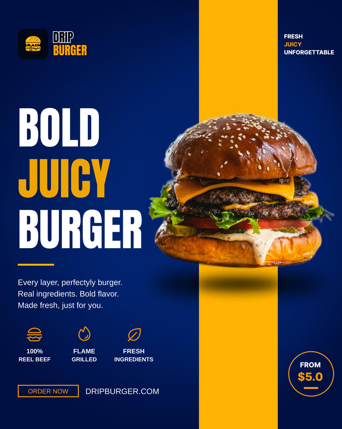 DRIP BURGER - Brand Identity Concept DRIP BURGER - Brand Identity Concept